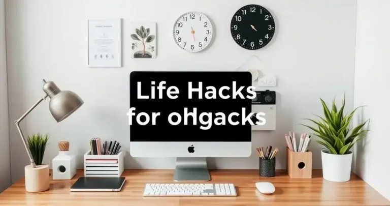 Life Hacks for Organization: Transform Your Space and Mindset Efficiently